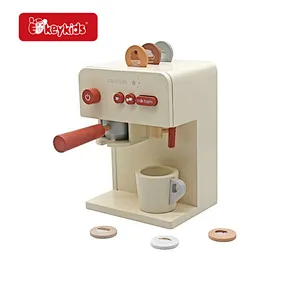 OEM Simulated Kitchen Toys Wooden Kids Coffee Maker for Girls & Boys W10D632